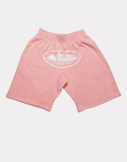 Corteiz Alcatraz Shorts in Babyrosa