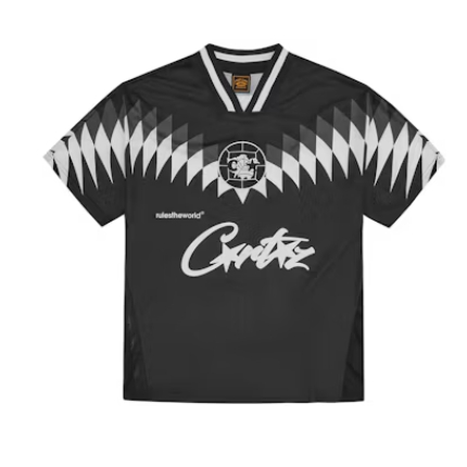 Corteiz Club RTW Football T-Shirt Black