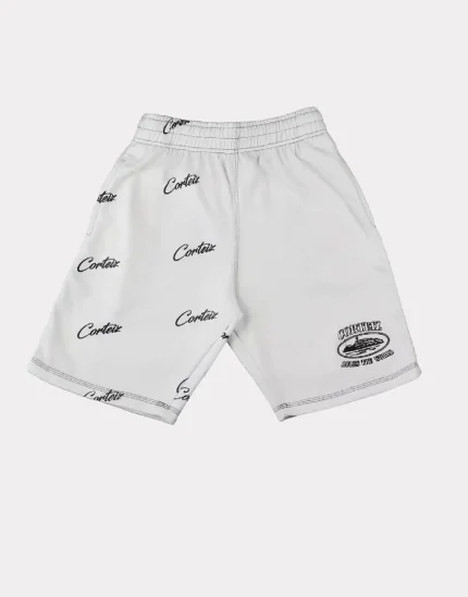 Corteiz Division ’20 Shorts in Weiß