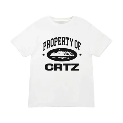 Corteiz OG Property Of Crtz T-Shirt White Corteiz T-Shirt is more than just a wardrobe staple; it’s a testament to minimalist elegance and unparalleled comfort. Crafted with the finest materials and attention to detail, each shirt exudes effortless sophistication. From its impeccably tailored fit to its understated yet stylish design, the T-shirt effortlessly elevates any ensemble. Whether dressed up with a blazer or worn casually with jeans, it’s the perfect embodiment of versatility and refinement. With a range of classic colors and subtle embellishments, this shirt is a timeless addition to any modern wardrobe, embodying the essence of understated luxury and impeccable craftsmanship. Specifications: Unisex T-Shirt 100% Cotton Logo Embroidery Short Sleeve Machine wash Washed vintage effect