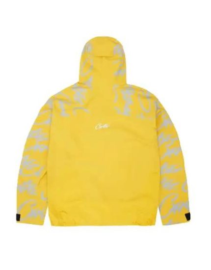Corteiz Elitework Waterproof Shell Jacket Yellow